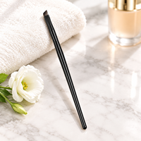Pinceau de maquillage professionnel KB129 avec fibre de haute qualité de 0,07 mm, virole en aluminium épaissie et manche en bois de qualité supérieure