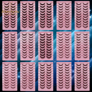 Abestyou di alta qualità faux cils nuovi 33 stili 3d natura wispy 11mm visone manga lashes extensions de cils faux cils yeux de bici - Product Image 3