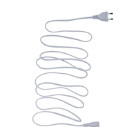 Câble d'alimentation CEE 7/16 vers IEC60320-C7 en cuivre pur VDE 2 broches, prise européenne EU, 2 m pour appareils électroménagers