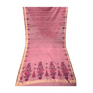 ผ้าส่าหรีวิสโคสสำหรับผู้หญิง ยี่ห้อไอริส เมโดว์ เหมาะสำหรับงานปาร์ตี้ ซึมซับความชื้นและไม่ยับง่าย - Product Image 1