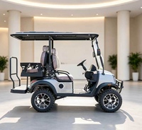 Voiturettes de golf électriques haut de gamme pour 4 passagers, mini-voiturettes de golf pour services touristiques
