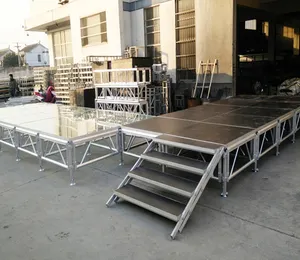 Outdoor Event Stage Recycelbare tragbare Bühnen plattform Aluminium Truss Lift System