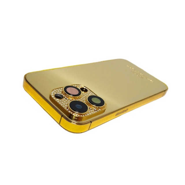 Trending Luxury Housing with Camera Frame with Zircon Diamond Housing for iPhone