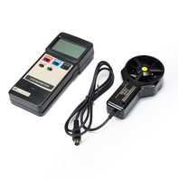 Anémomètre numérique portable Lutron AM-4203 avec écran LCD, mesure la vitesse du vent et la température, batterie, 381g