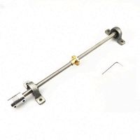 REALMAX D09 Suku Cadang Printer 3D CNC 500mm 400 350 200 100 T8 8mm Lead Screw Lead Kit Vertikal Horizontal KFL08 KP08 Dengan Nut Bearing