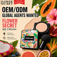 Flower Secret Mushroom Head BB Cream Ekstrak Buah Mencerahkan Mengontrol Minyak - OEM/ODM & Agen Global Dicari