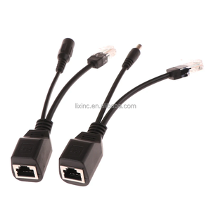 1 cặp thụ động điện over Ethernet Adapter Cáp POE Cáp POE Splitter RJ45 phun cung cấp điện mô-đun 12V - Product Image 2