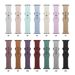 EASILIFE-Correa de silicona para reloj deportivo inteligente con estampado de leopardo suave multicolor, correa de reloj de silicona blanca y rosa de 49mm para <span class=keywords><strong>Apple</strong></span> - Product Image 2