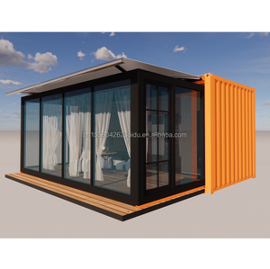 Maisonnette pliable extensible de luxe personnalisée de la marque <span class=keywords><strong>PINGUI</strong></span>, design moderne, construction en acier, garantie 1 an - Product Image 1