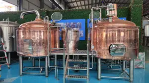 High Quality 1000L 3 Vvessels Brew House System For Beer Restaurant