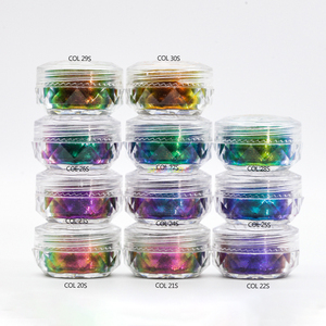 Poudre de Nacre Caméléon Métallique 2026 – 12 Couleurs Holographiques à Effet Changeant pour Ongles et Gel - Product Image 3