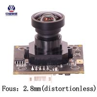 4K Imx334 38mm 2,8mm 115 grados sin distorsión Android USB PCBA Visión Artificial Industrial módulo de cámara de visión artificial
