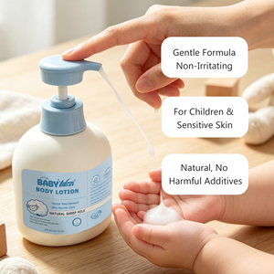 Lotion pour enfants <span class=keywords><strong>au</strong></span> <span class=keywords><strong>lait</strong></span> de brebis biologique Nary, hydratante et nourrissante, vente en gros de produits de soin pour enfants - Product Image 3