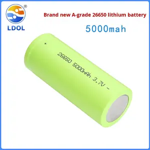 공장 직송 26650 순수 삼원계 리튬 배터리 5C5000mAh 전기차 배터리 강력한 라이트 플래시라이트 모델 - Product Image 3
