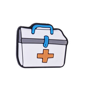 2023 nouveauté personnalisé en PVC souple <span class=keywords><strong>infirmière</strong></span> chaussure breloques mignon dessin animé boucle Bracelets en gros décorations de chaussures en caoutchouc - Product Image 6