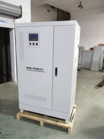 Stabilisateur de tension automatique servo triphasé AC en cuivre 250 kVA 250 kW SBW avec affichage LED 380 V 480 V