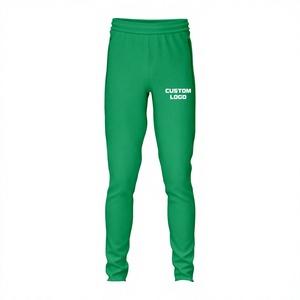 Custom <b>Light</b> Green Casual Mid Regular Fit Men's <b>Trouser</b> Pant Micro Stretch Sportswear Quick Dry Polyester Lightweight Drawstring - Product Image 2