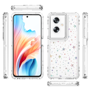 เคสโทรศัพท์กลิตเตอร์360ลายกระดาษสลักลายด้วยเลเซอร์ป้องกันทั้งตัวแบบกำหนดเองสำหรับ <span class=keywords><strong>OPPO</strong></span> A79 5g - Product Image 5