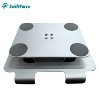 Support de tablette POS rotatif à 360 ° pour tablette POS et téléphone Support de tablette POS en alliage d'aluminium