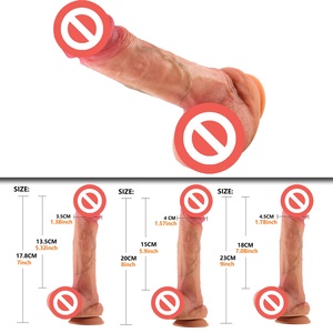 Masturbator Silikon Cair 7-9 Inci Unisex Tahan Air Lembut Grosir Pabrik Simulasi Penis <span class=keywords><strong>Dildo</strong></span> - Product Image 2