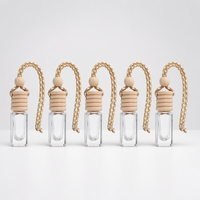 Diffuseur de parfum suspendu pour voiture, flacon en verre vide de 11 ml, personnalisable avec logo, vente en gros