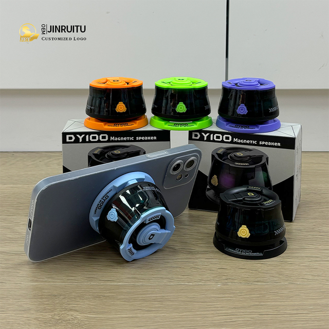 Hot Selling Magn Etic Fluid Blue Tooth Speaker DY100 Mini Phone Stand Wireless Gaming Audio High Sound Quality