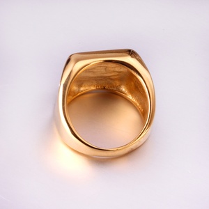 Anillo de Boda Chapado en Oro PVD de 18K de Arabia Saudita, con Circonita Cúbica, Diseños de Joyería, Precio de Anillos de Acero Inoxidable - Product Image 5