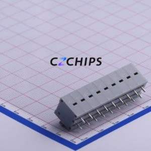 KF211R-5.0-9P Spring Terminal Block Bent Lead Through Hole,P=5mm Connector 5mm 9P 9 15A - Product Image 2