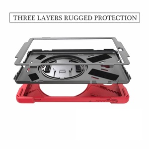 Estuche resistente <span class=keywords><strong>a</strong></span> prueba de golpes con soporte de 360 grados/correa de mano para Samsung <span class=keywords><strong>Galaxy</strong></span> <span class=keywords><strong>Tab</strong></span> <span class=keywords><strong>a</strong></span> 10,5 pulgadas T590/T595 - Product Image 6