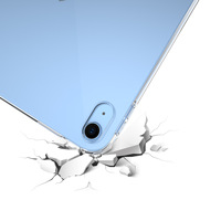 Housse de tablette HMJ OEM en TPU souple ultra-fine transparente, résistante aux chocs, imperméable, anti-poussière, avec logo personnalisé pour iPad Pro