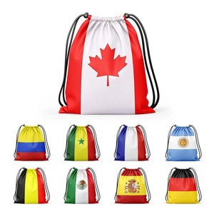 กิจกรรมงานกาฮูมิ 2026 กระเป๋าผ้ารูดเชือกสำหรับเด็กคุณภาพเยี่ยมราคาดีที่สุดสำหรับเกมฟุตบอล กระเป๋าผ้ารูดเชือกผ้าดีที่สุดจากจีน - Product Image 2