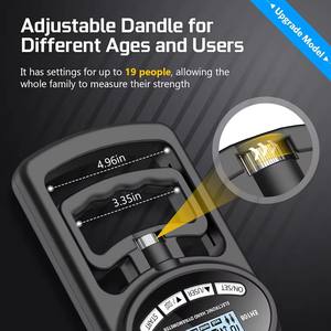 ATHSPO meteran kekuatan genggam dinamometer tangan Digital pegangan tangan layar Lcd Usb dinamometer - Product Image 3