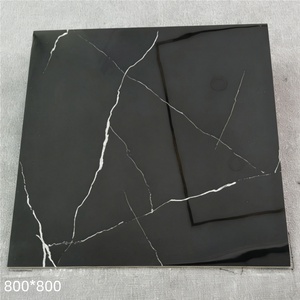 Piastrelle in Ceramica 800x800mm Effetto <span class=keywords><strong>Terrazzo</strong></span> Grigio Scuro, Antiscivolo, per Pavimenti e Pareti Interne, Ideali per Hotel e Ville - Product Image 4