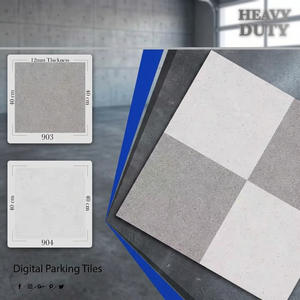Indian Digital Glazed 40x40cm Heavy Duty Porcelain Parking Floor Tiles Anti Slip Outdoor Ceramic Flooring - Product Image 4