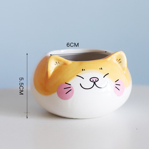 Cartoon Home Kindergarten piccola decorazione del bacino in vaso simpatico cucciolo di agnello animale succulento vaso per piante - Product Image 6