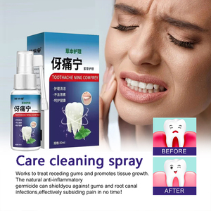Spray chinois <span class=keywords><strong>Zou</strong></span> Run an 30ml à base de plantes pour les maux de dents |   Spray buccal naturel à la consoude pour soulager instantanément la douleur dentaire et favoriser la santé des gencives - Product Image 1