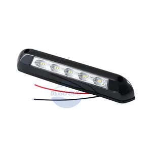 Beibu מפרץ מחיר מפעל 8W LED סוכך מרפסת אור 12V/24V RV עמיד למים קרוואן קרוואן פנים מנורות קיר אור חיצוני