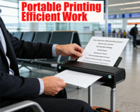 Papier thermique A4 sans BPA, sûr et non toxique, en rouleau pliable, sans encre, compatible avec 99 % des imprimantes portables, vente en gros d'usine