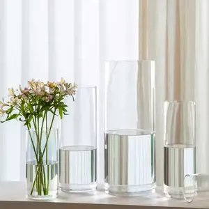 Wholesale Cylinder Glass Flower Vases For Flowers Vases For Flower Arrangements