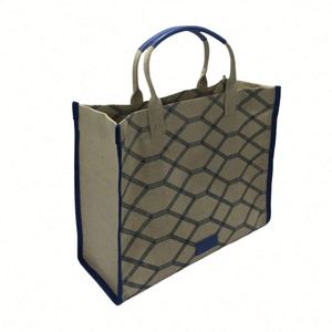 Lilalila Canvas Tote Stylish <b>Thick</b> Canvas Tote Bag with Sturdy Handles and Bottom Fashion Forward and Cruelty Free Black Blue - Product Image 1