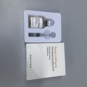 Hydrating Silk Peptide <b>Serum</b> Collagen Ampoule for <b>Face</b> Lifting and Wrinkle Care Anti-Aging Multi Peptide <b>Serum</b> with Botanicals - Product Image 5