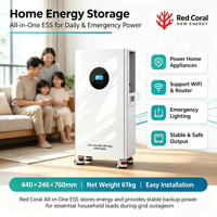 Système d'énergie solaire tout-en-un 3,6 kW 8 kWh avec onduleur et batterie, type sur pied, batterie lithium-ion 25,6 V 312,5 Ah