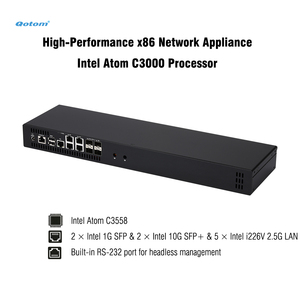 Q20300G9 Barebone Q20300G9 1U Rack - CPU C3000, 4x 10G SFP+/ 5x 2.5G LAN, RAM DDR4, NVMe Dual - Aplicación de Firewall PfSense/OPNsense - Product Image 3