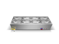Équipement de Restaurant Bain Marie Réchauffeur de Nourriture Électrique de Table pour Soupe Bain Marie Bain Marie