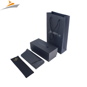 Estuche de Gafas de Alta Calidad, Lujo y Elegancia, Cajas de Embalaje de Cartón para Gafas de Sol con Bolsa de Papel - Product Image 1