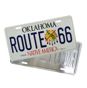 Placa de Matrícula de Aluminio Personalizada de 6"x12" con Logotipo en Relieve, Placa de Matrícula de Metal Personalizada al por Mayor - Product Image 2
