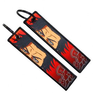 2026 New <b>Custom</b> Double Sided Blank Polyester Fabric Jet Keychain for Sublimation Printing <b>Key</b> Tag - Product Image 3