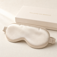 Masque de sommeil en soie 3D surdimensionné de qualité supérieure 6A certifié OEKO-TEX, pour toutes les saisons, 16 à 22 momme, taille King