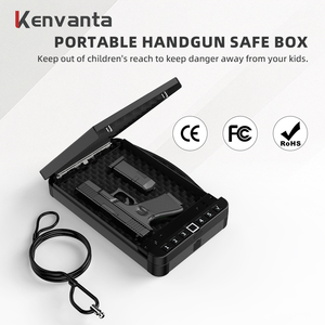 Kenvanta OEM ODM Portable <strong>Security</strong> Metal <strong>Safe</strong> with Emergency Key - Product Image 3