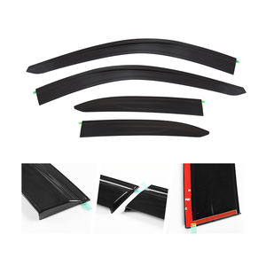 ที่บังแดดหน้าต่างสีดำคุณภาพดีกระบังหน้าประตูอุปกรณ์เสริมรถยนต์สำหรับโตโยต้าพรีอุส XW50 2016-2022 - Product Image 6